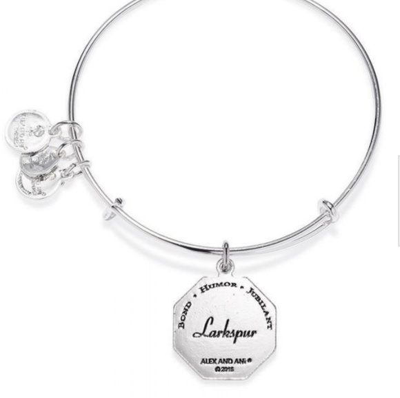Alex and Ani, Larkspur Limited Edition Bangle - Picture 2 of 6